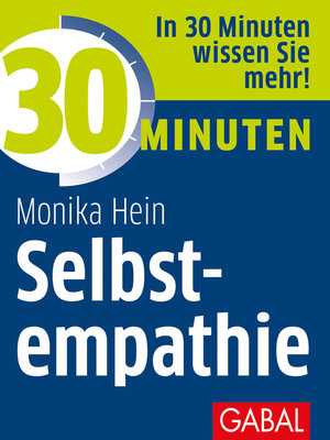 cover image of 30 Minuten Selbstempathie